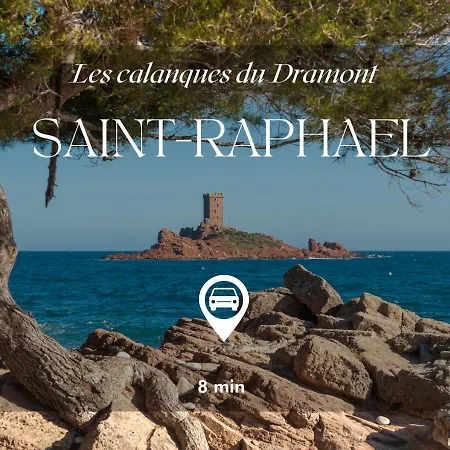 Le Petit Nid Azuré Ac Balcony Private Parking Apartamento Saint-Raphaël